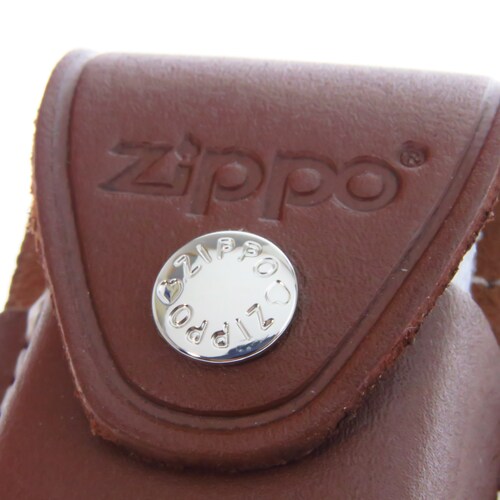 Zo17020 Zippo Funda De Piel Café Para Encendedor Estandar
