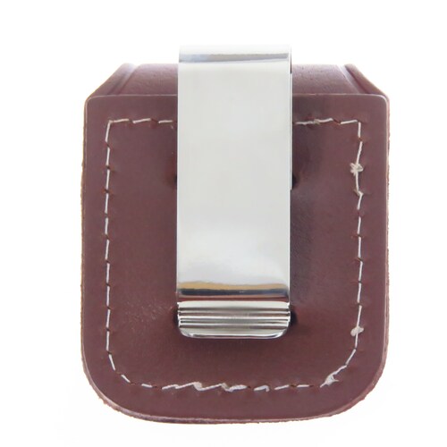 Zo17020 Zippo Funda De Piel Café Para Encendedor Estandar