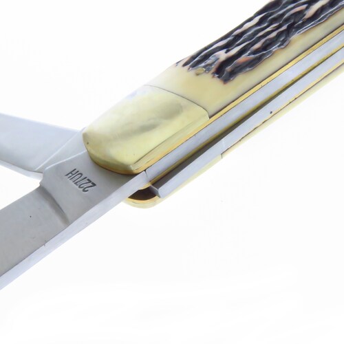 Sch227Uh Schrade Uncle Henry Hunter Navaja 2 Hojas Con Funda