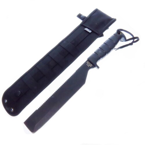 On8683 Ontario Spec Plus Sp8 Machete Survival Filo Plano Y Sierra