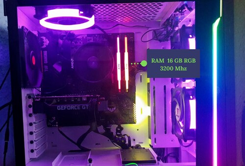 PC GAMER PRO GTX 1660 Super + 16 GB RAM 3200 250 GB SSD + 1TB DISCO 2.5