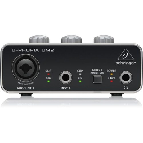 Interface De Audio Behringer U-PHORIA UM2.