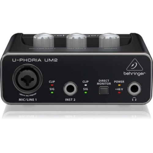 Interface De Audio Behringer U-PHORIA UM2.