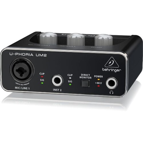 Interface De Audio Behringer U-PHORIA UM2.