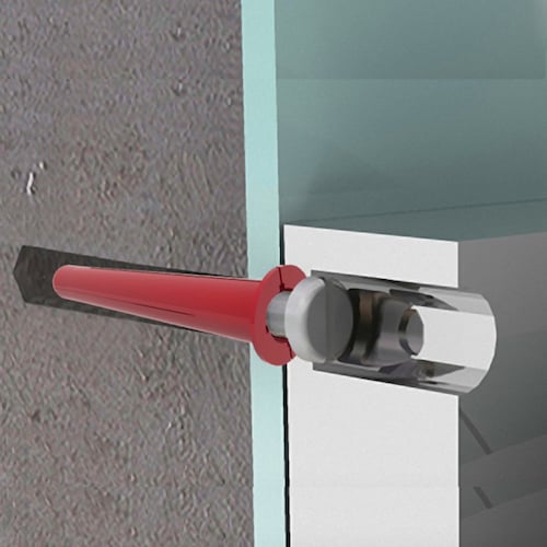 TAQUETE ROJO 1/4" TP2X THORSMAN PARA CONCRETO 10 CAJAS C/100 PZAS C/U 1103-03100.