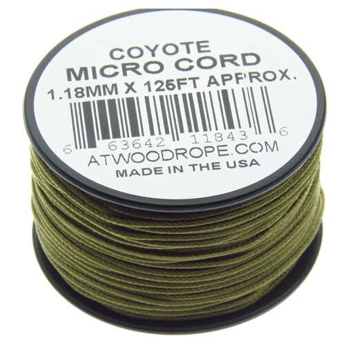 Rg1290 Rollo Parachute Cord Paracord Micro Cord Coyote.