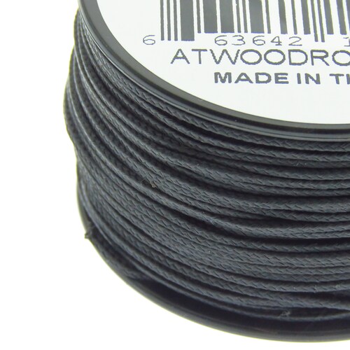 Rg1267 Rollo Parachute Cord Paracord Micro Cord Negro.