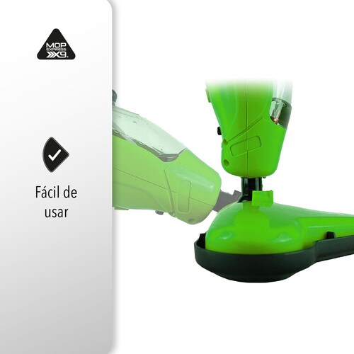 H2O Trapeador Limpiador Vapor Spin Magic Mop Express X9 Piso.