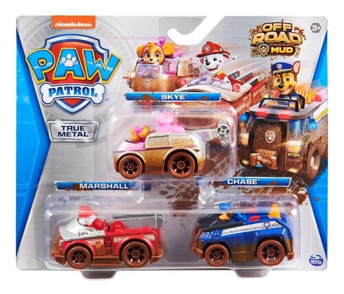 Paw Patrol Vehiculos Off Road Mud True Metal