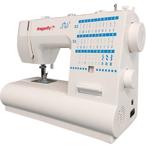 Maquina Coser Mecanica 66 Puntadas Longitud y Ancho de Puntada Ajustable Luz Led Ojal 4 Pasos