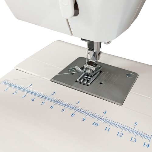 Maquina Coser Mecanica 66 Puntadas Longitud y Ancho de Puntada Ajustable Luz Led Ojal 4 Pasos