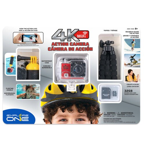 Cámara De Acción Explore One 4k Wifi 2021 Waterproof