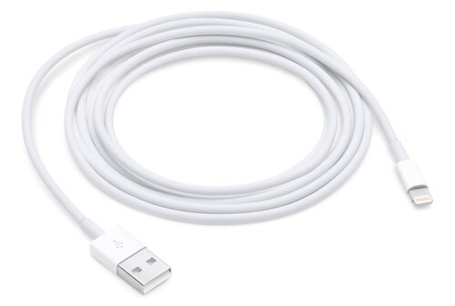 Cable Cargador Lightning iPhone de 2 Metros