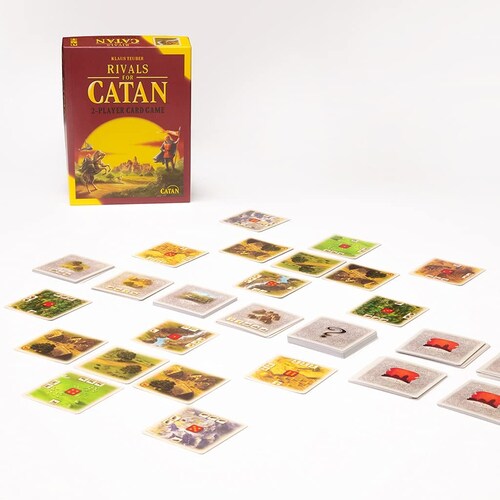 Juego de cartas Rivals for CATAN para 2 jugadores Base 
