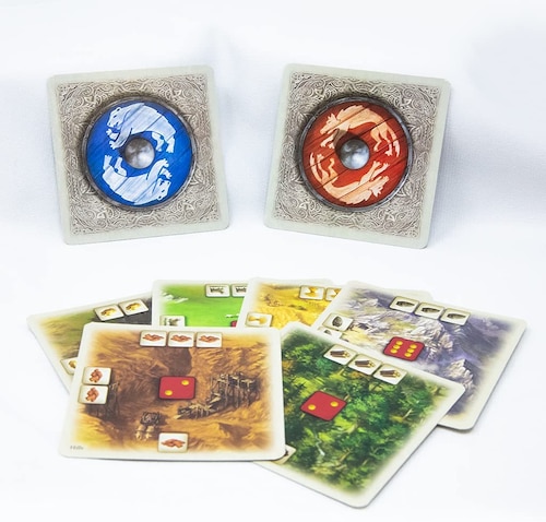 Juego de cartas Rivals for CATAN para 2 jugadores Base 