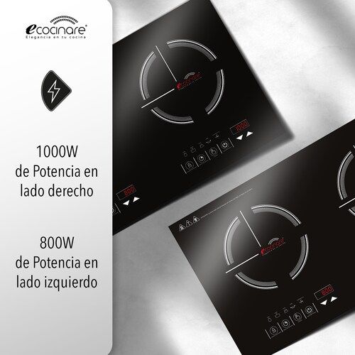 Parrilla Inducción Eléctrica Empotrable Ecocinare Touch