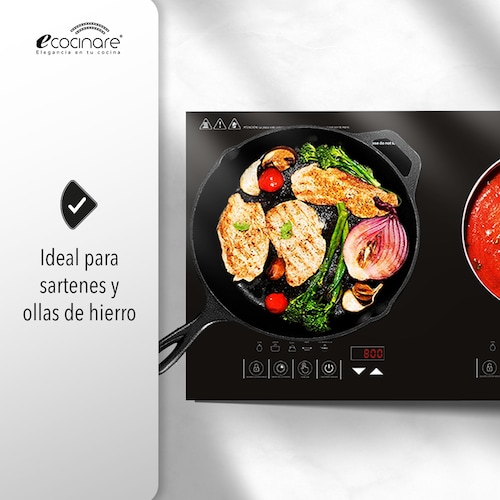 Parrilla Inducción Eléctrica Empotrable Ecocinare Touch