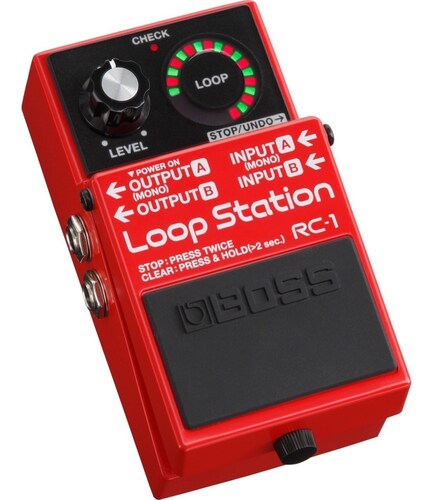 Pedal Compacto Loop Station P/guitarra, Boss® Rc-1