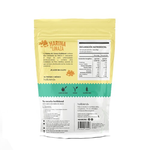 4 pack- Harina de Linaza- Holiblend- 250g cada una