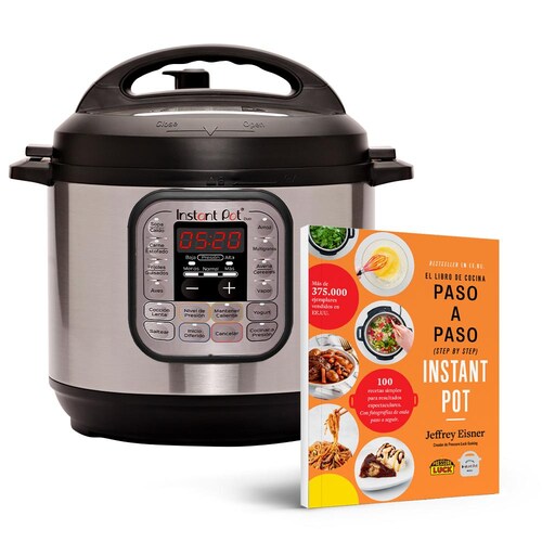 Pack Olla Duo 80 + Libro Instant Pot Paso a paso
