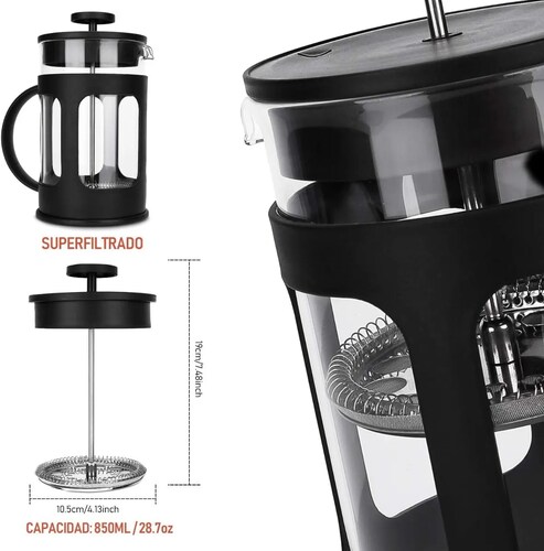 Cafetera Francesa Grande 800ml - sensorial