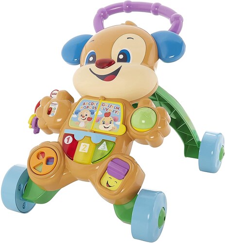 Fisher Price Ríe y Aprende Perrito Andadera de Aprendizaje