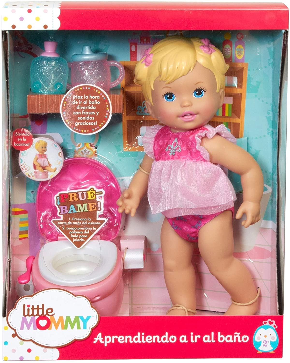 Muñeca little mommy aprendiendo ir al baño on sale