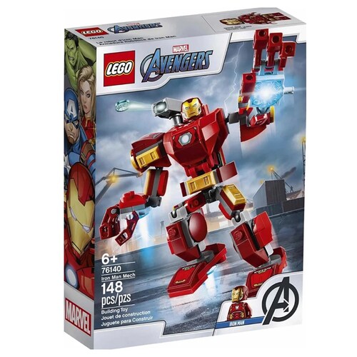 Lego Iron Man Mech Avengers Marvel 76140 Ironman 148 Pcs
