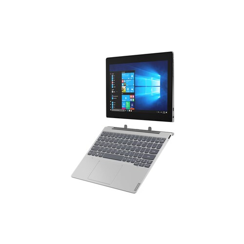 Tablet Lenovo Ideapad D330-10IGM 10.1 pulgadas Intel Celeron N4020 Disco duro 64 GB Ram 4 GB Windows 10 Pro Color Plata
