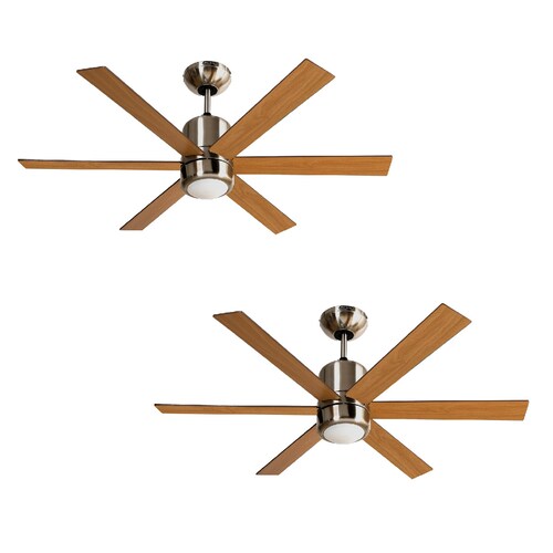 2x1 Ventilador de Techo Reacondicionado Vector 48 pulgadas Satinado Masterfan
