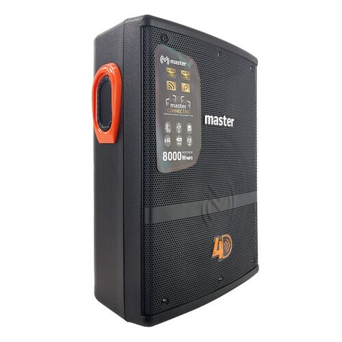 Kit de Audio Portátil 4D con 32,000 Watts en 4 Bafles Enlazables con TWS Incluye 4 Soportes, 4 Micrófonos, 4 Controles y 4 Cargadores  / Master / KIT-4D-SYS-VER
