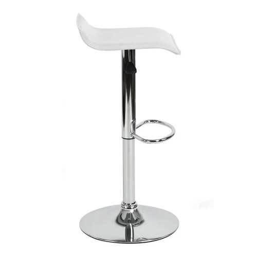 Banco Hidráulico Sam Blanco Sillas Altas Para Barra Minimalista Lounge