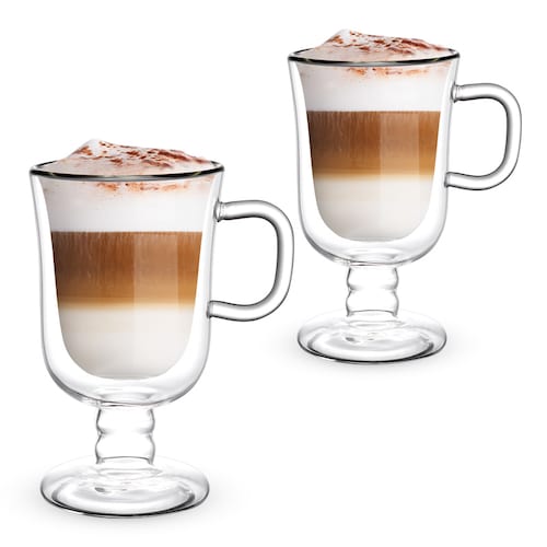 Tazas para Café y Capuchino de Doble Pared Térmica 2 Pz 260 Redlemon
