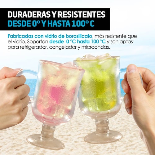 Tazas para Café y Capuchino de Doble Pared Térmica 2 Pz 260 Redlemon