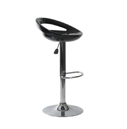 Banco Hidráulico Remus Negro Sillas Altas Para Barra Minimalista Lounge