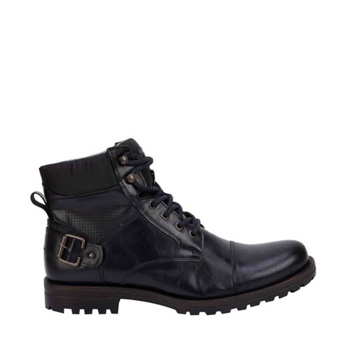 Botas negras heavy marca Locman, para hombre, mod. 947229