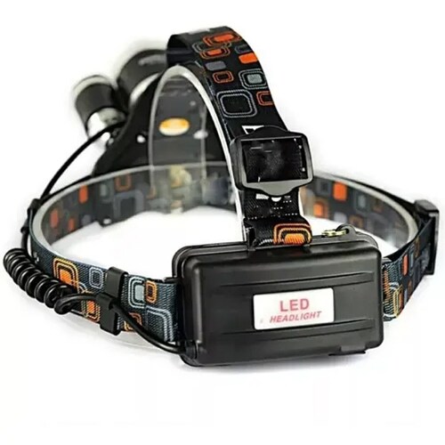Lampara Minera 5000 Lumens 3 Cree Led T6 Recargable
