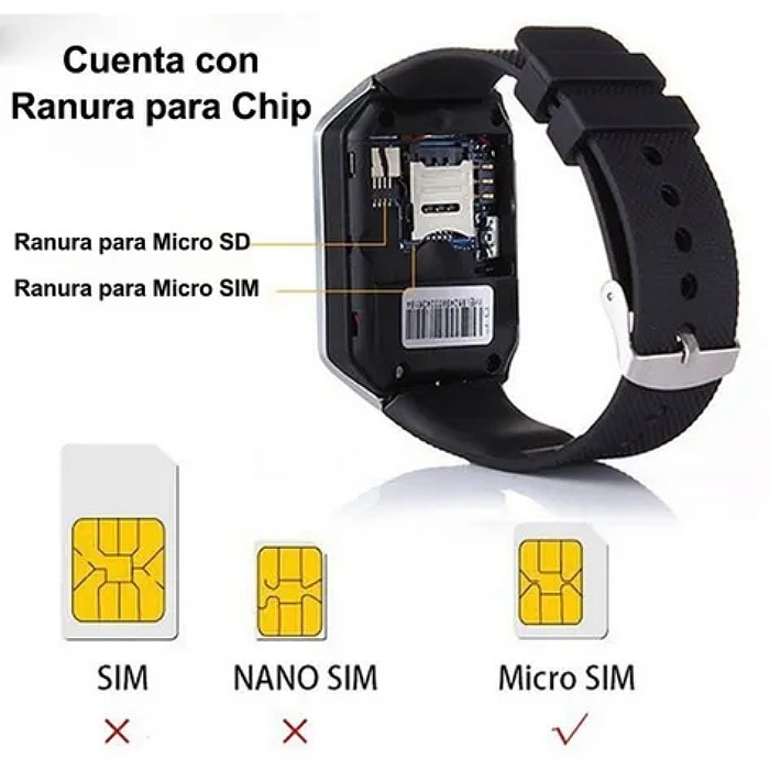 Reloj inteligente con online camara