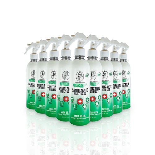 9 Pack- Sanitizante Multiusos- Green Doctor- 480 ml cada uno