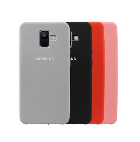 Case A6 Rojo Logo Samsung Funda Protector