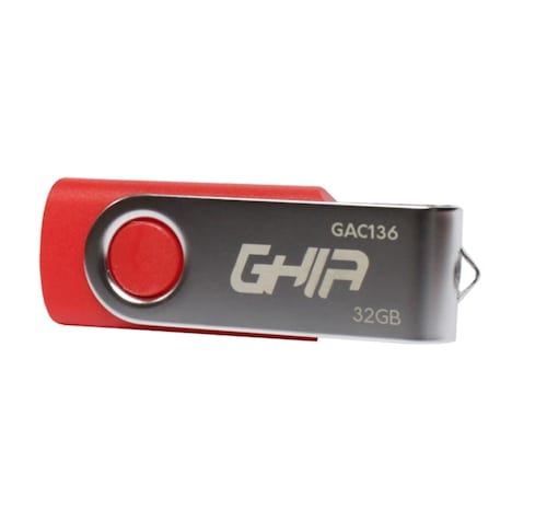 MEMORIA USB 32GB USB ROJA ANDROID WINDOWS MAC PC MACBOOK PC LAPTOP DATOS MUSICA VIDEOS RESPALDO