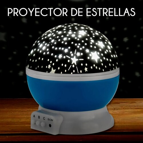 Lampara de Noche  Proyector Estrella  Azul