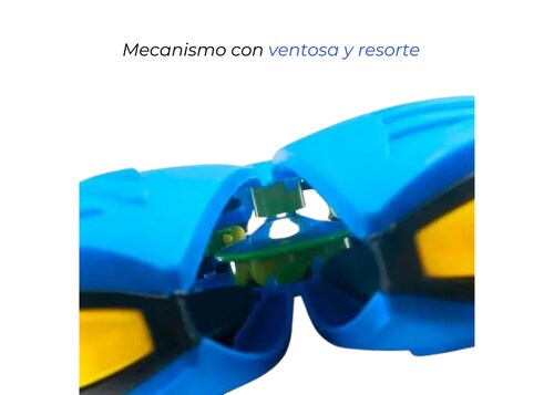 Pelota mágica Plegable, Frisbee, con luz led (Rojo)