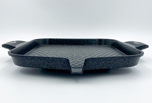 Comal Della Cuadrado Mármol 34 Cm C/Salida Queen Sense