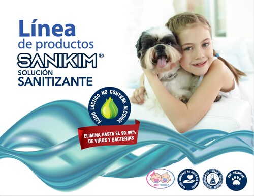 Liquido Con Ácido Láctico, Sanitizante, 0% Alcohol 60 ml