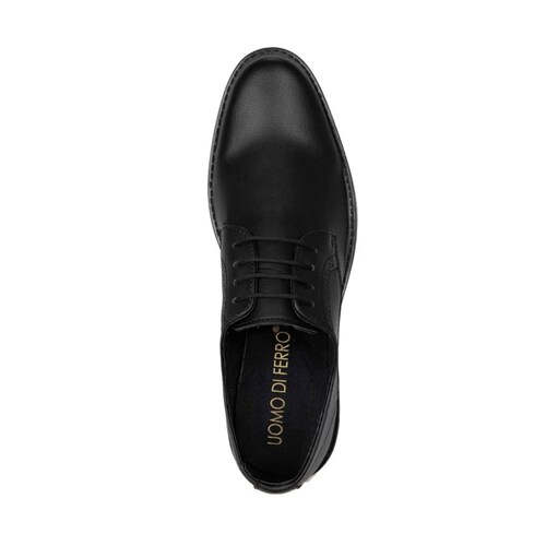 Zapatos casuales para hombre choclo marca Uomo di Ferro, color negro, mod. 949998