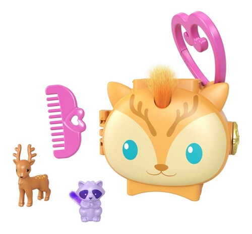 Polly Pocket, Mini Mundo De Mascotas Venado