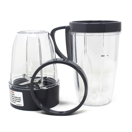 Kit 5 Accesorios Vasos y Aspa para Nutribullet de 600 y 900 Watts 100392.