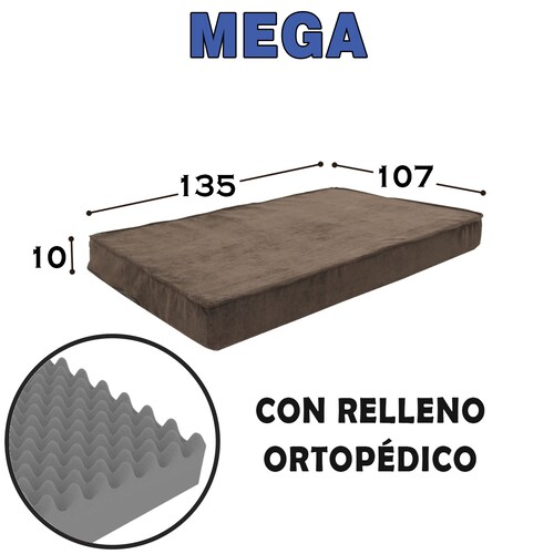 Cama de Perro Imperial Mega, Relleno Ortopédico