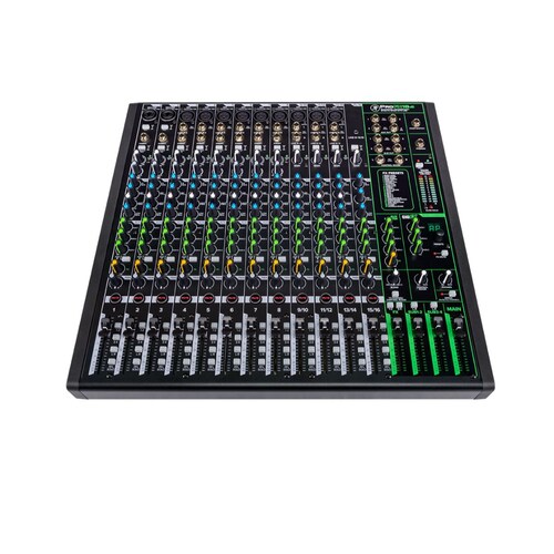 Mezclador Mackie ProFX16v3 refuerzo de sonido profesional de 16 canales con FX integrado.